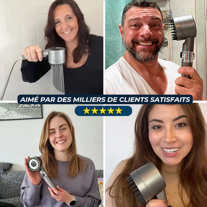 Pommeau de douche anti chute de cheveux
