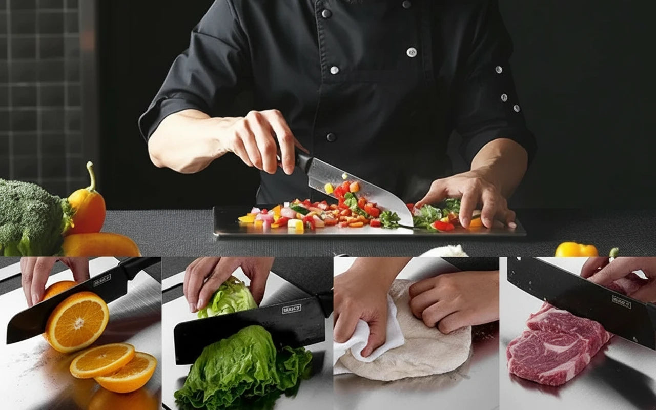 Planche à découper titane anti bactérienne - Durable et hygiénique