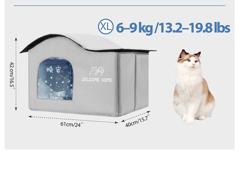 Cabane rafraîchissante pour chat et chien