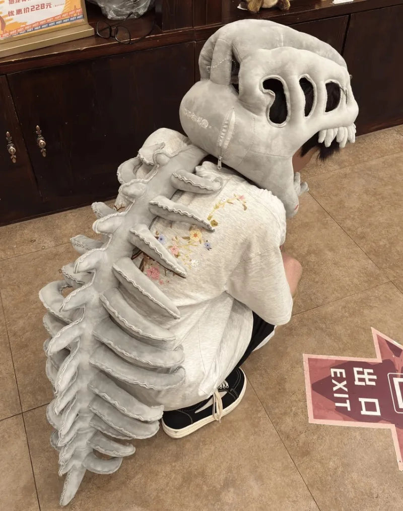 Costume squelette de dinosaure