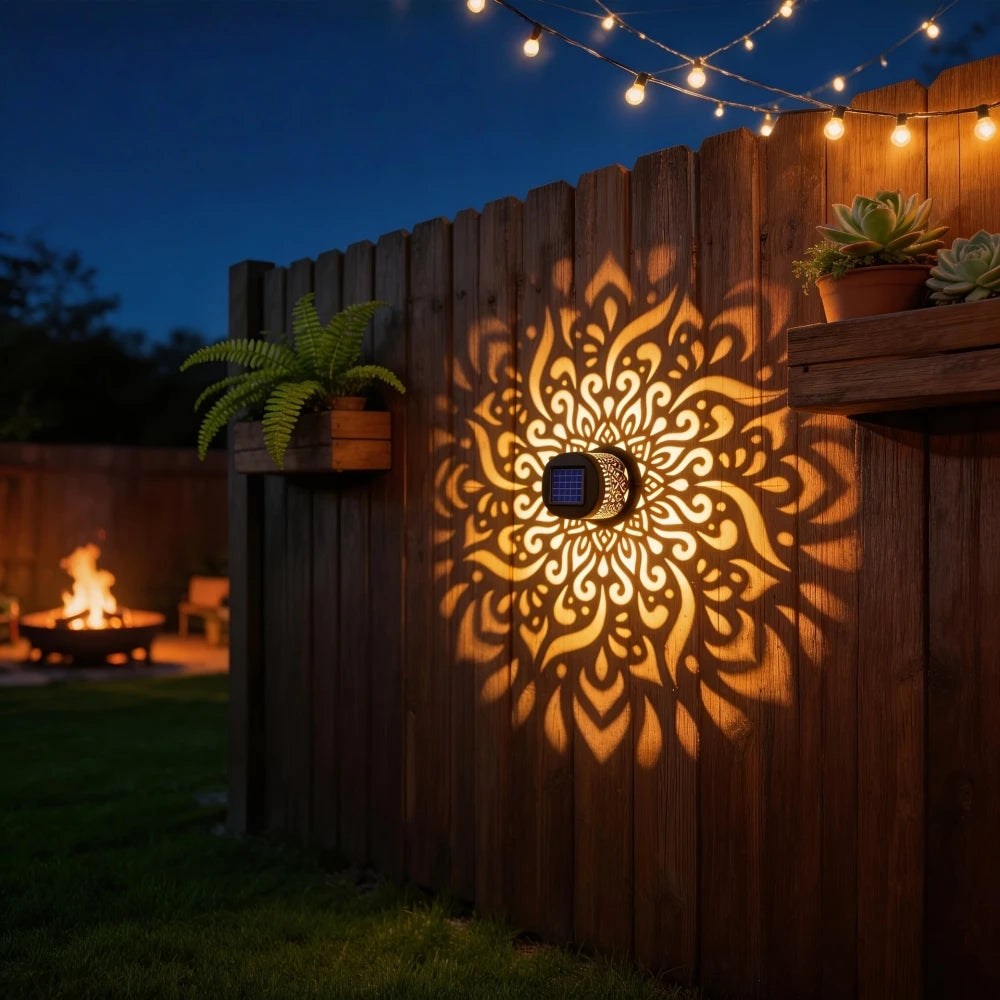 Lampe solaire mandala