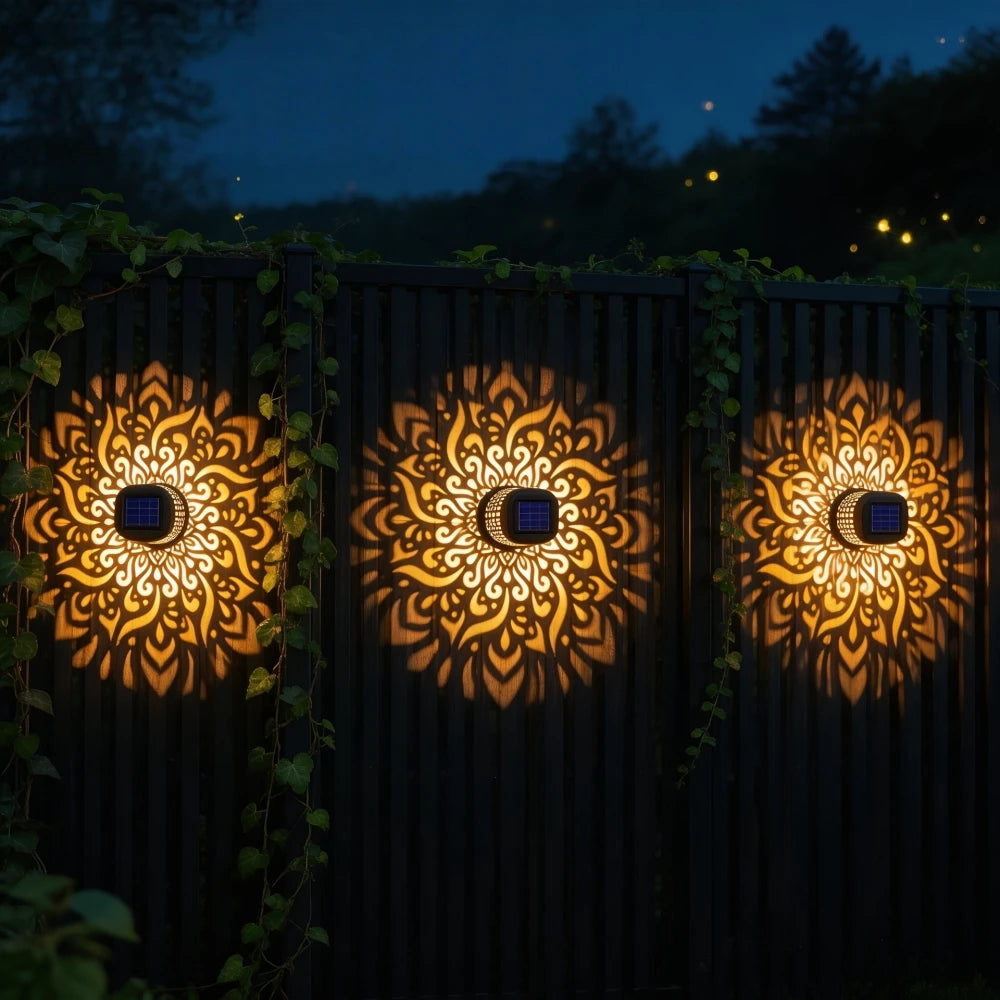 Lampe solaire mandala