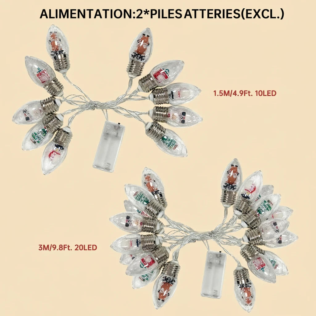 Guirlande lumineuse de Noël à Led