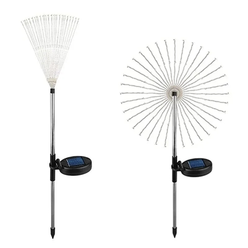 Lampes solaires de jardin étanche feux d’artifice