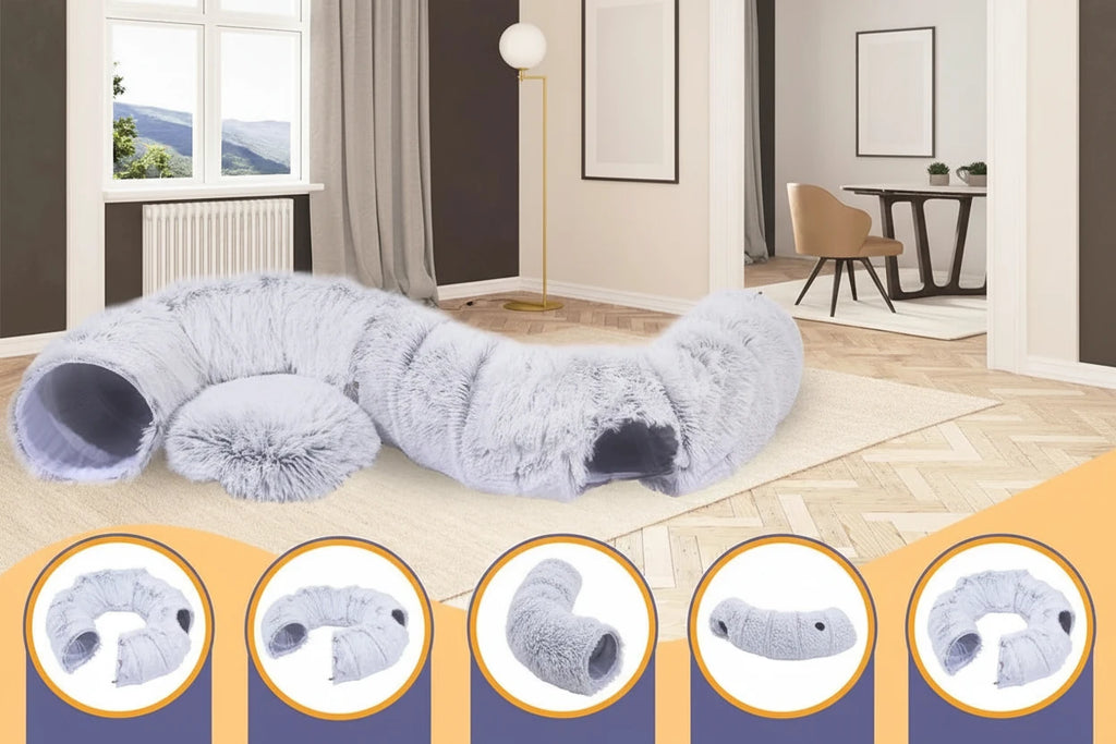 Lit tunnel pour chat
