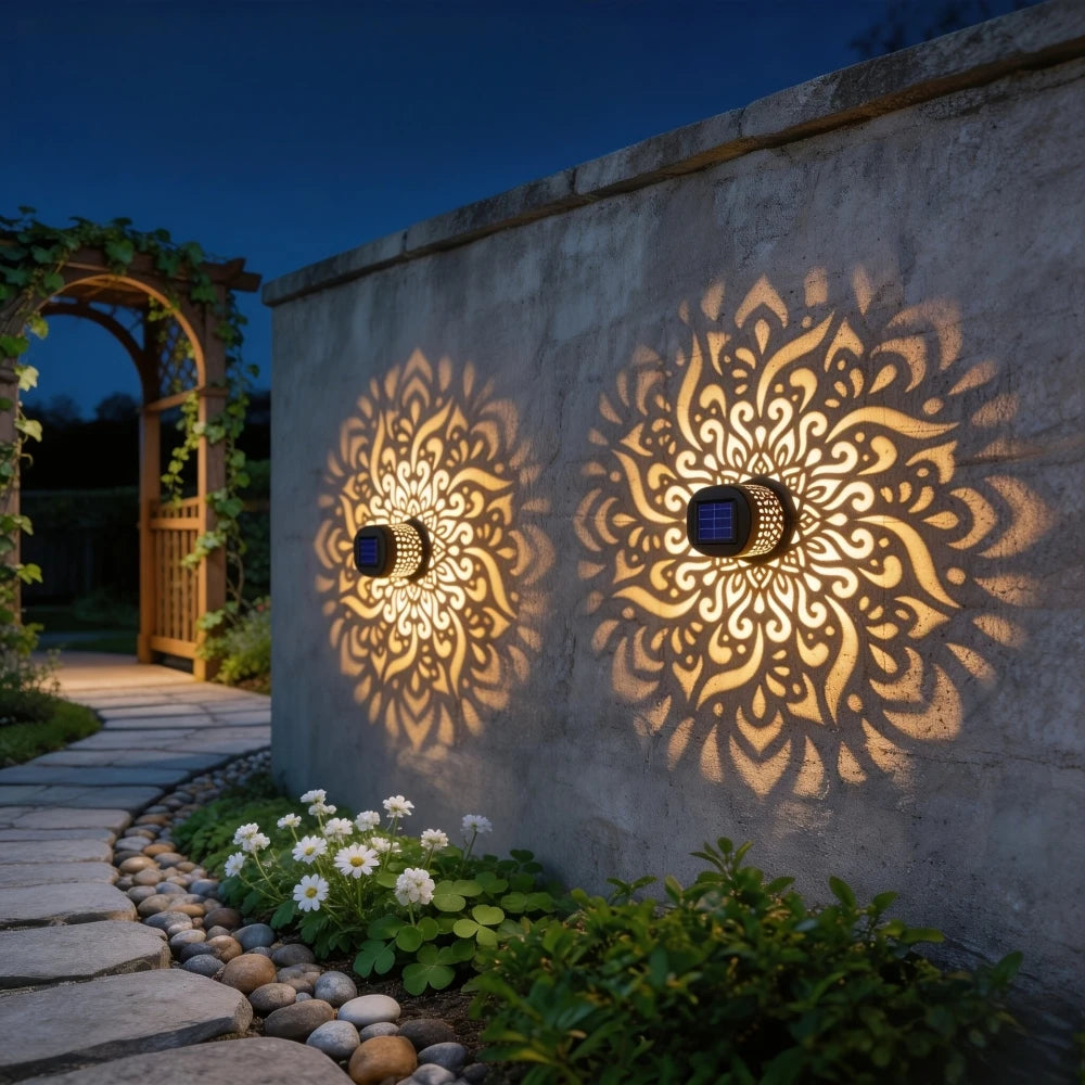 Lampe solaire mandala