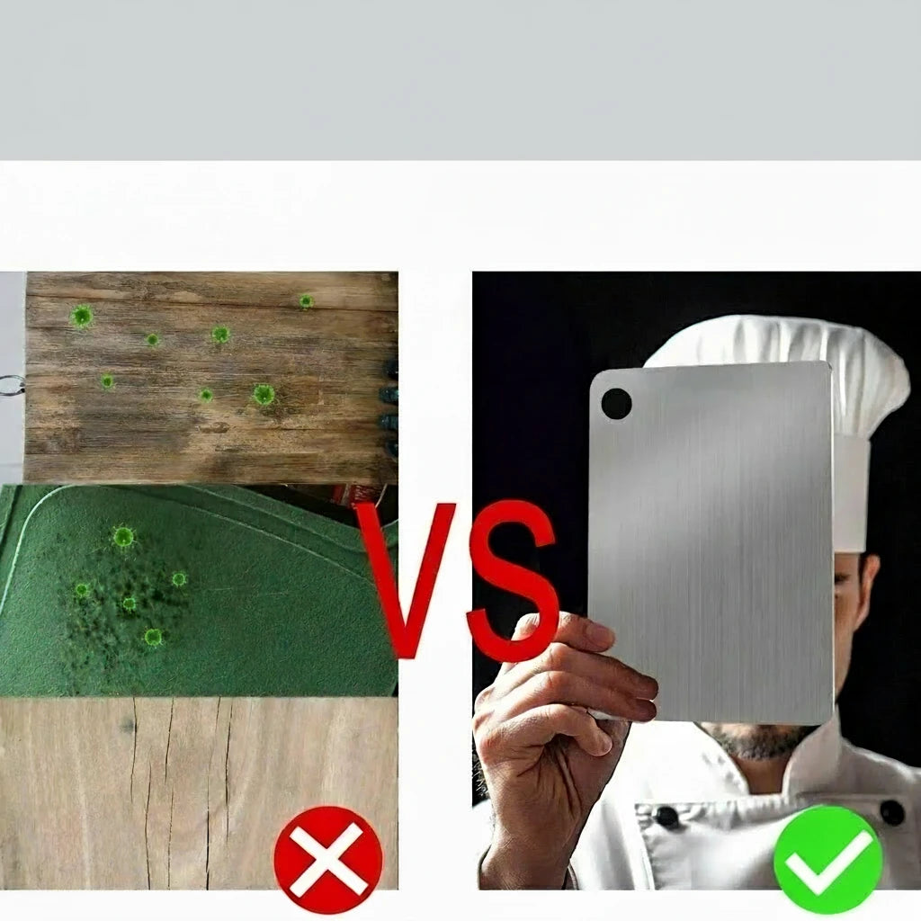 Planche à découper titane anti bactérienne - Durable et hygiénique