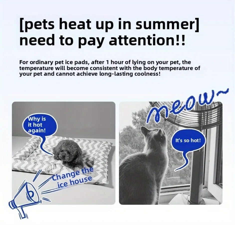 Cabane rafraîchissante pour chat et chien