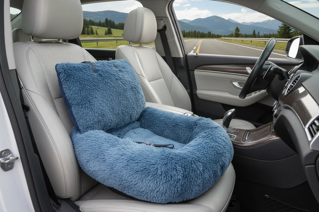 Lit de voiture pour animaux