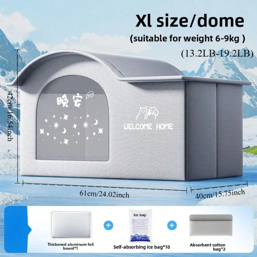 Cabane rafraîchissante pour chat et chien