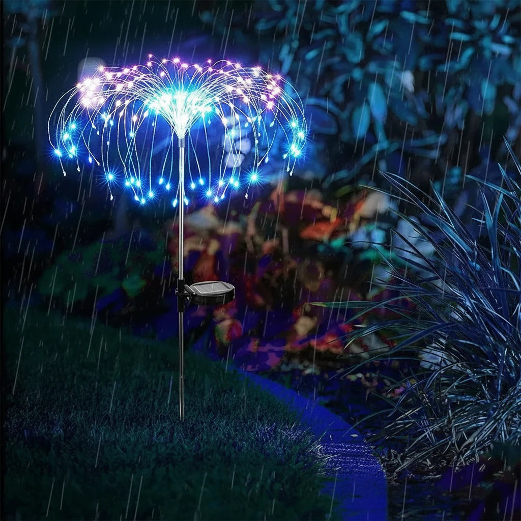 Lampes solaires de jardin étanche feux d’artifice